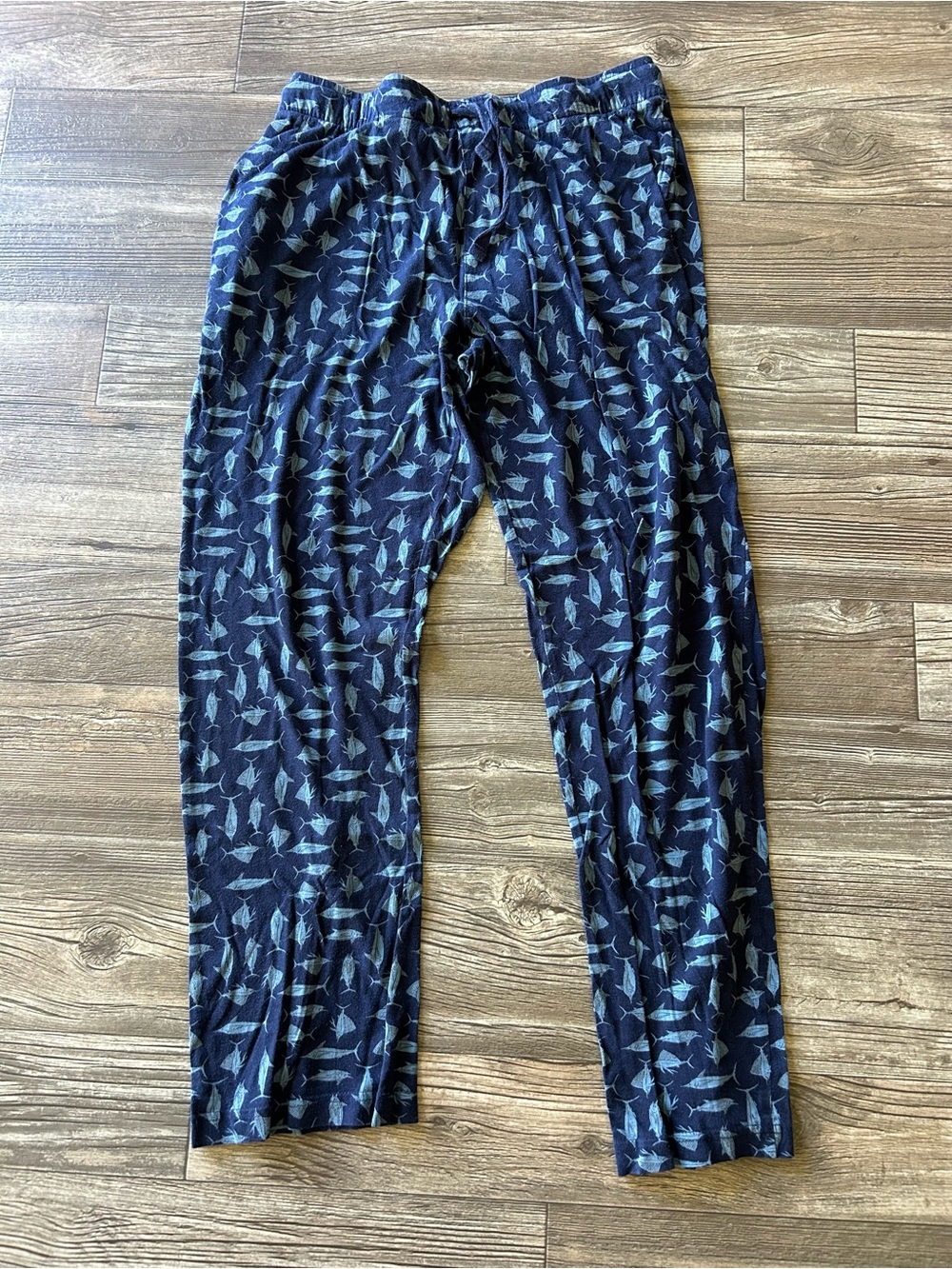 Goodfellow & Co Navy Blue Shark-Print Lounge Pants